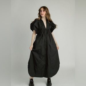 Wednesday Addams inspired smocked dress